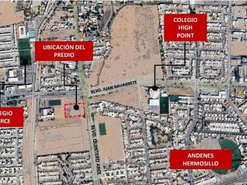 Terreno en Salida de Hermosillo, Hipodromo