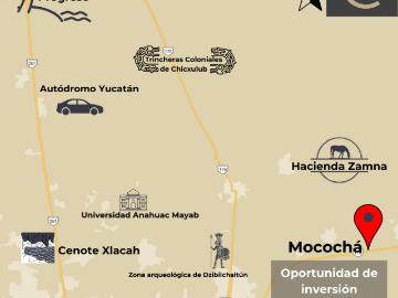 Terreno en Venta, Mocochá, Yucatán. 3570 m2 a 120 por m2