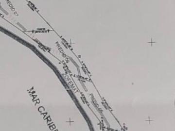 TERRENO EN VENTA CON 200 METROS LINEALES FRENTE AL MAR CARIBE