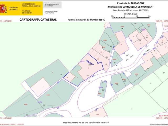 Terreno en venta Cornudella de Montsant