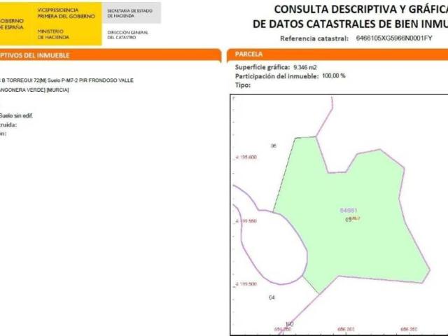 Terreno en Venta en Murcia