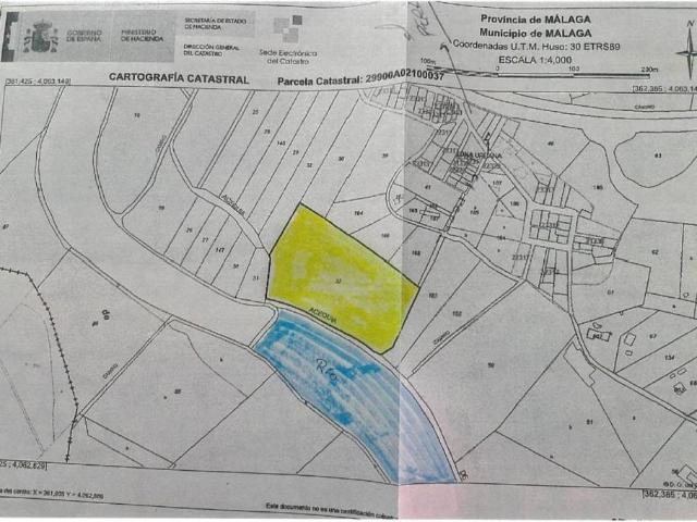 Terreno en Venta en Málaga