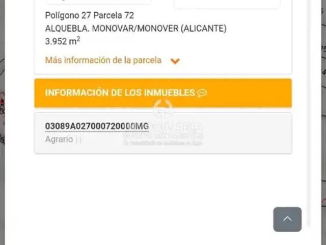 Terreno en Venta en Monóvar Monòver