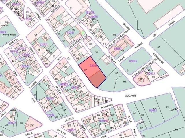 Terreno en venta en Monforte del Cid, Avenida de la constitucion