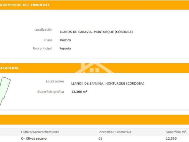 Terreno en Venta en Monturque