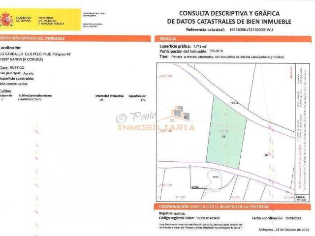 Terreno en Venta en Narón