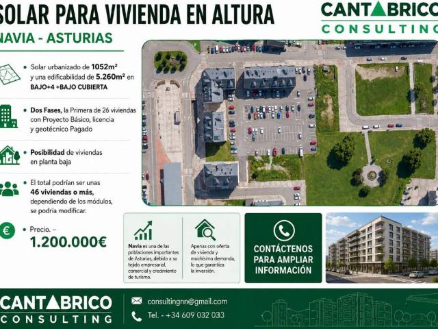 Terreno en Venta en Navia