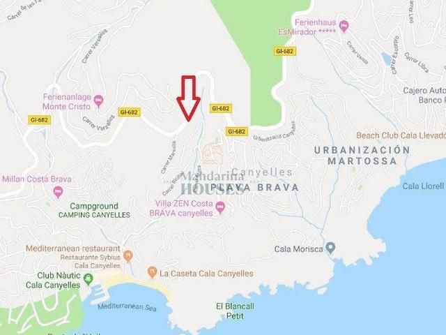 Terreno en venta en calle Marsella, Lloret de Mar, de 1.219 m² por 47.000