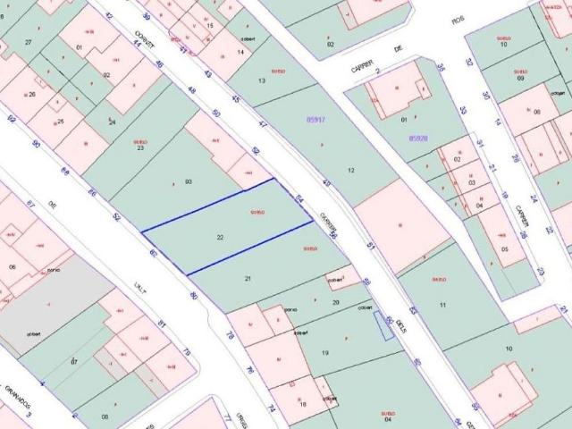 Terreno en venta en avenida De L'alt Urgell, Oliana, de 525 m² por 41.000