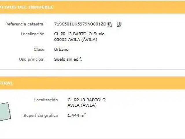 Terreno en Venta en Ávila