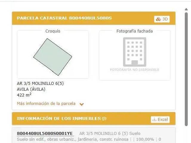Terreno en Venta en Ávila