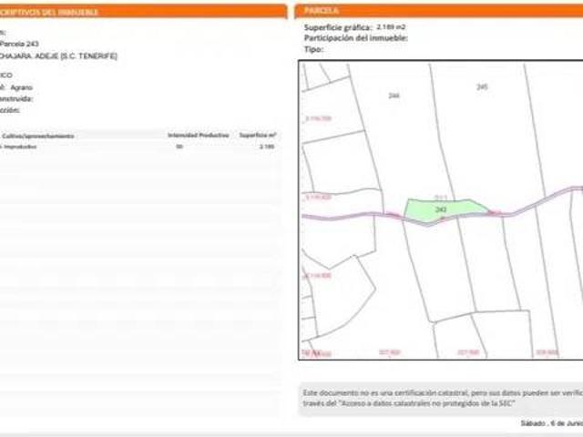 Terreno en Venta en Adeje