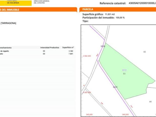 Terreno en Venta en Alcover
