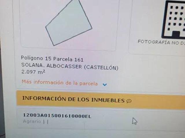 Terreno en Venta en Albocàsser