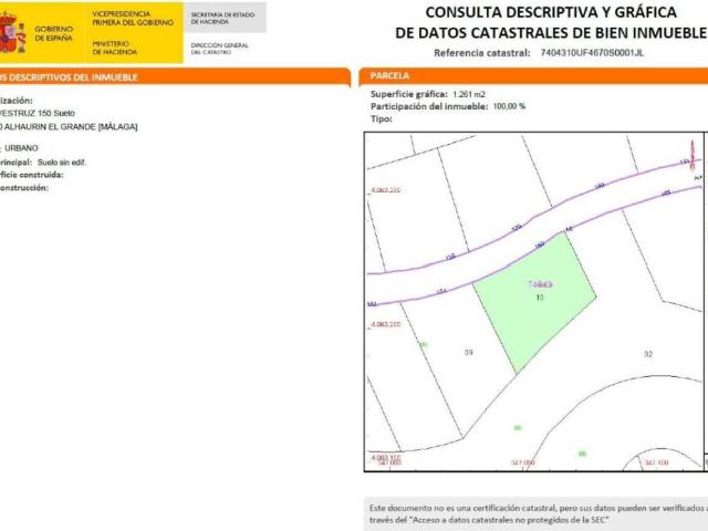 Terreno en Venta en Alhaurín El Grande