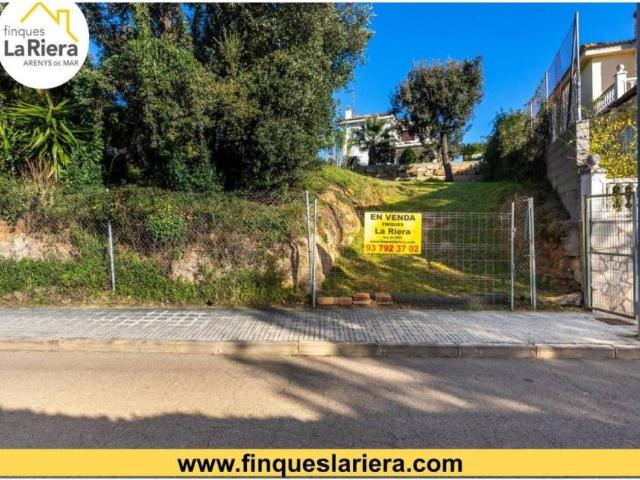Terreno en Venta en Arenys de Mar