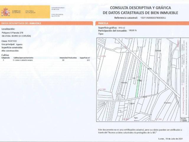 Terreno en Venta en Boiro