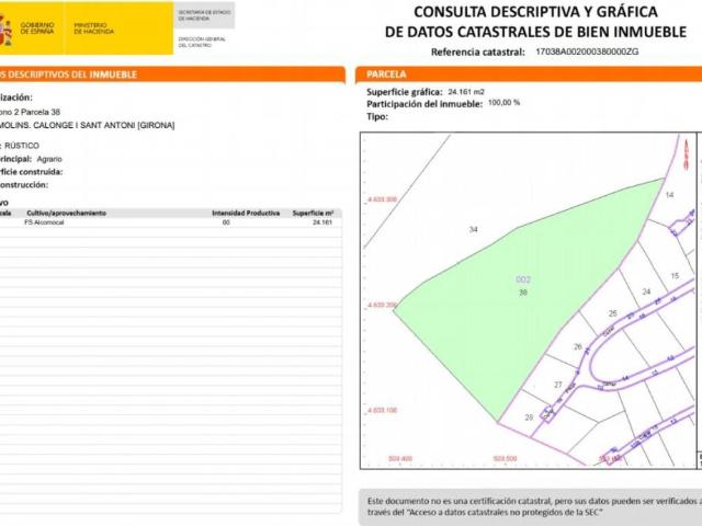 Terreno en Venta en Calonge
