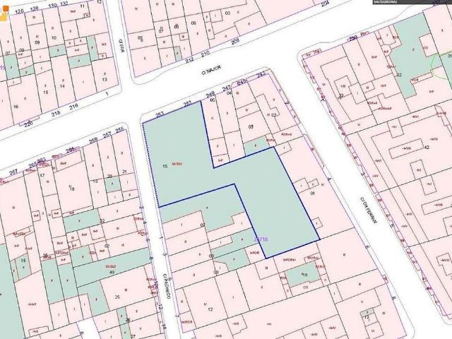 Terreno en venta en calle Major, Salt, de 757 m² por 170.000