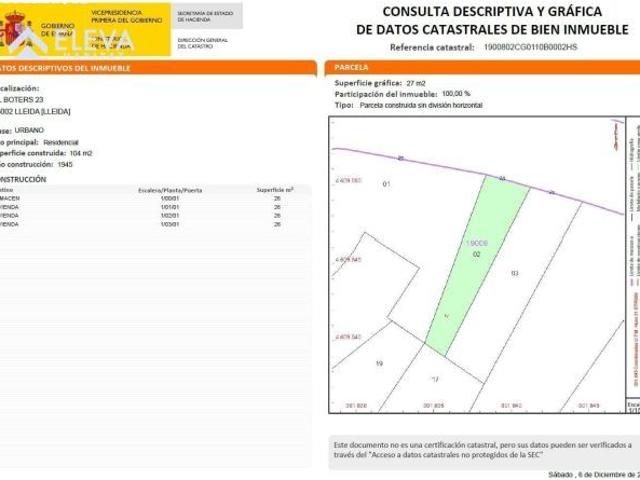 Terreno en venta en Calle Boters, 21