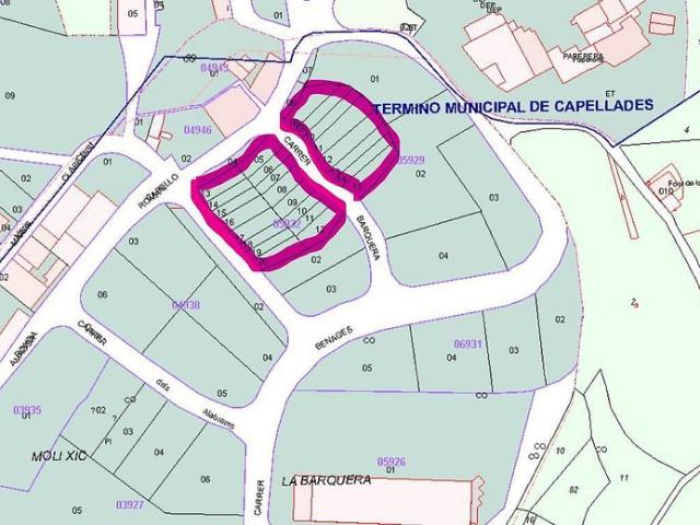 Terreno en venta en calle De la Barquera, Capellades, de 159 m² por 250.000