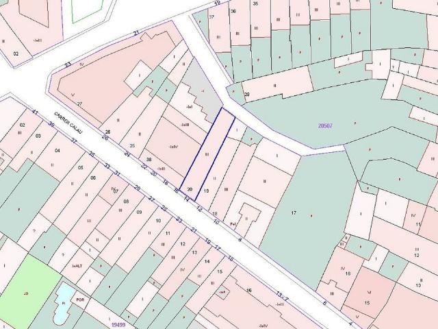 Terreno en venta en calle De la Calau, Santa Coloma de Farners, de 124 m² por 40.000