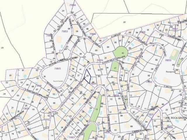 Terreno en venta en calle De la Font Dels Capellans, Lloret de Mar, de 694 m² por 45.000