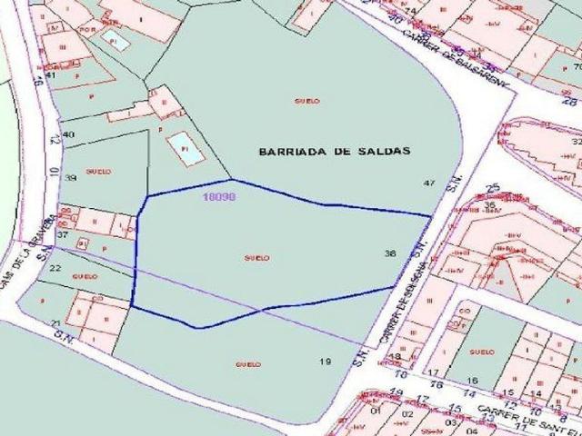 Terreno en venta en calle De Solsona, Manresa, de 2.175 m² por 48.000