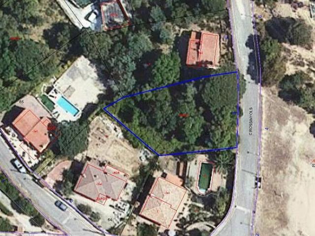 Terreno en venta en calle Dels Rossinyols, Lloret de Mar, de 769 m² por 25.900