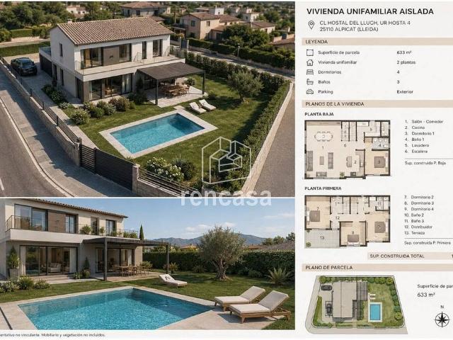 Terreno en venta en calle Hostal del Lluch, Alpicat, de 650 m² por 130.000