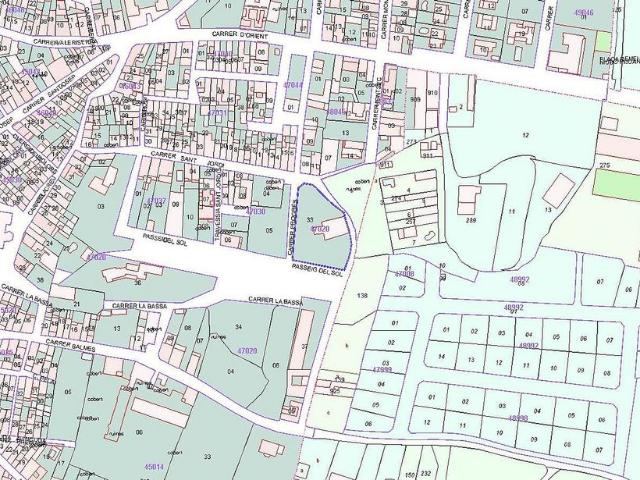 Terreno en venta en calle Sant Jordi, Bellpuig, de 2.370 m² por 100.000