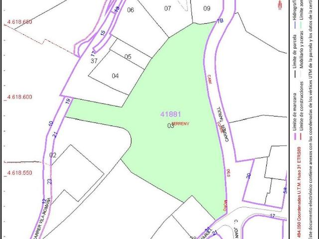 Terreno en venta en calle Vil·la Romana, Tossa de Mar, de 6.259 m² por 617.000