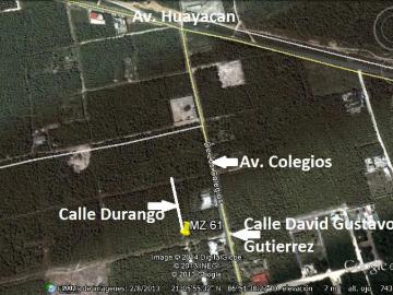 Terreno en Venta. en Cancùn Zona Colegios 2500 m2. Supermanzana 307