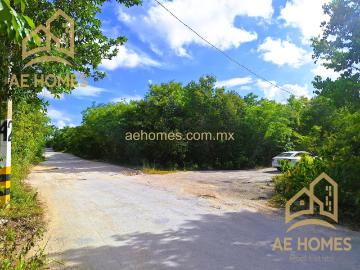 TERRENO EN VENTA EN CANCUN AV. HUAYACAN COL. EL PEDREGAL AE204