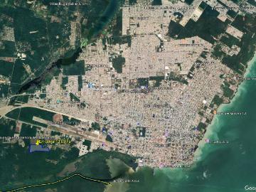 Terreno en venta en Chetumal a 850 mts de la carr Federal