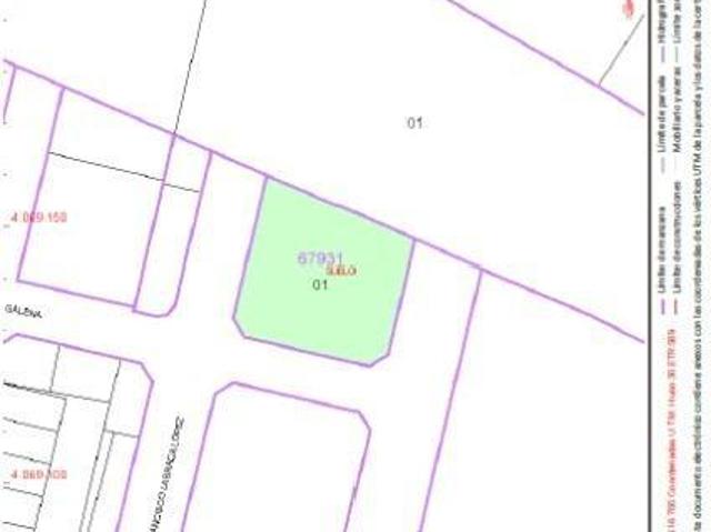 Terreno en venta en El Ejido, Pabellón Estación Corte Inglés