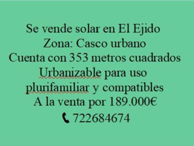 Terreno en Venta en El Ejido