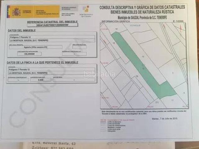 Terreno en Venta en El Sauzal