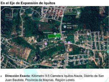 Terreno en venta en Iquitos a $450,000