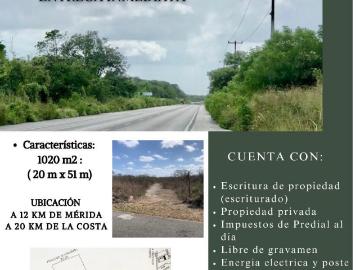 Terreno en Venta en Kantoyna, M?rida Yucat?n