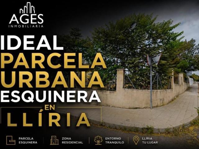Terreno en venta en Llíria, Urbanizaciones