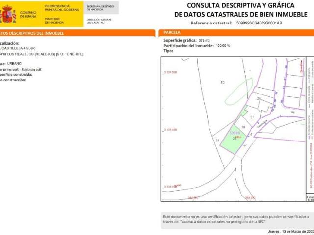 Terreno en venta en Los Realejos, Realejo Alto