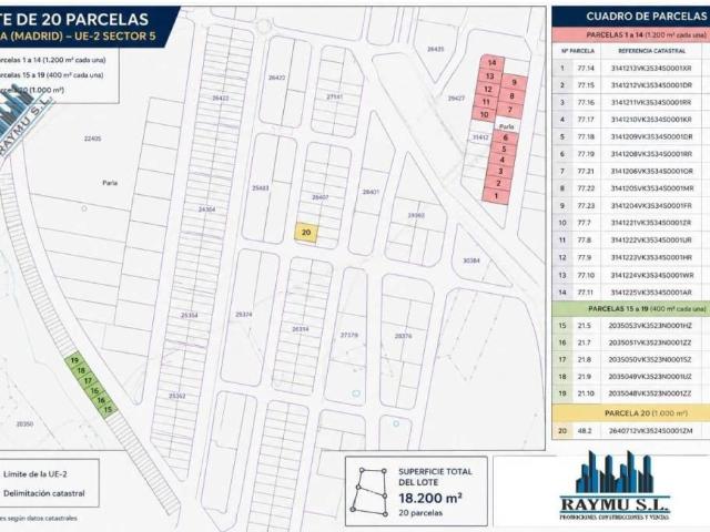 Terreno en Venta en Parla