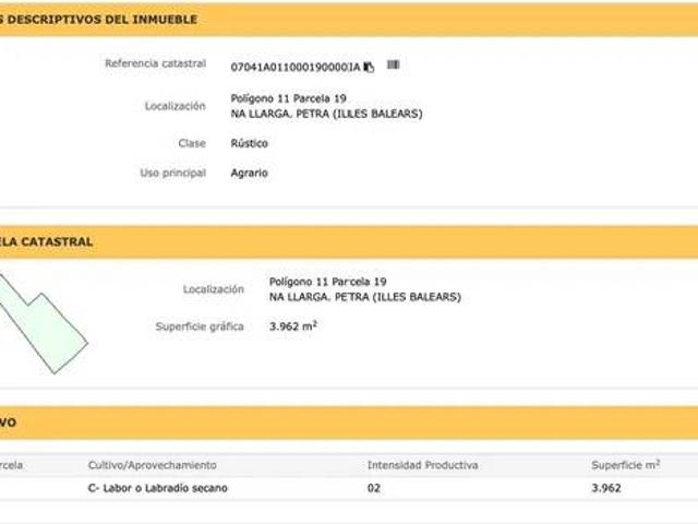 Terreno en Venta en Petra