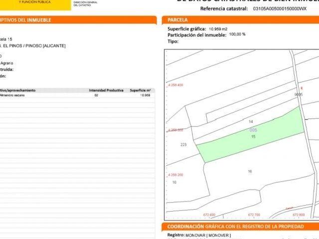 Terreno en venta en Pinoso