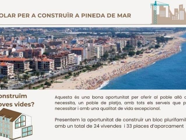 Terreno en Venta en Pineda de Mar
