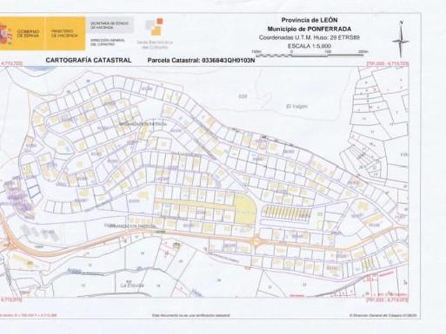 Terreno en venta en Ponferrada
