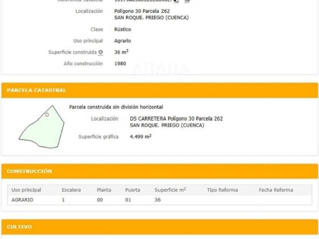 Terreno en Venta en Priego