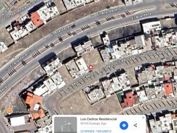 TERRENO EN VENTA EN RESIDENCIAL LOS CEDROS, CERCA DE LA FERIA SALIDA AL MEZQUITAL, DURANGO, DGO