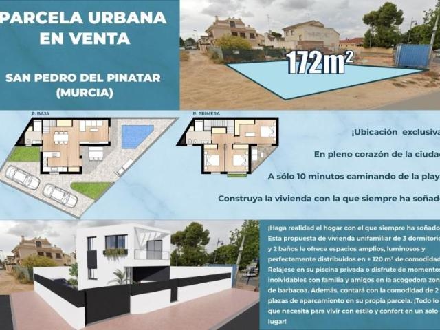 Terreno en venta en San Pedro del Pinatar, CERCA PLAYA